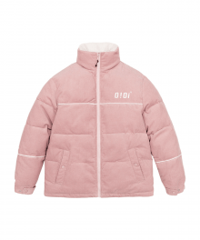 PIPING POINT CORDUROY JACKET_pink