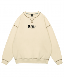 COVER STITCH POINT JUMPER_ivory