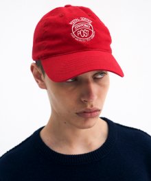 STAMP BALL CAP (RED)