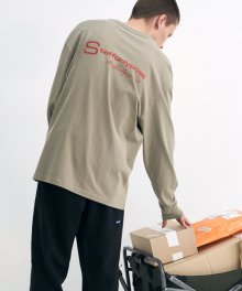 S-LOGO LONG SLEEVE (KHAKI)