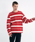 STEADY STRIPED LONG SLEEVE (RED)