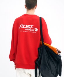 POST SWEATSHIRT (RED)