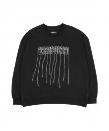 Oversized CN Logo Sweatshirt [Black]