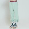 STRIPE BANDING JOGGER PANTS_LIGHT GREEN