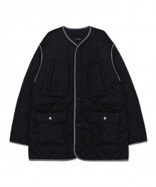 DWS 2WAY QUILTED JACKET(BLACK)