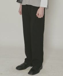 DWS BELTED TROUSERS(BLACK)