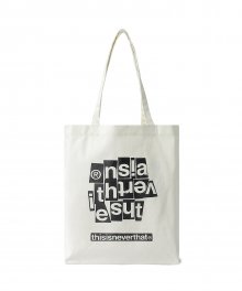 CNP-Logo Souvenir Tote Ivory