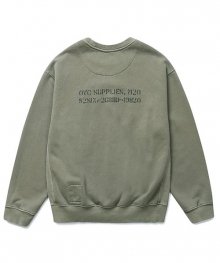 Unit Garment Dyed Sweatshirt (Olive Drab)