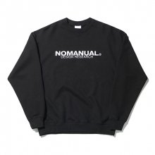 D.R LOGO SWEATSHIRT - BLACK