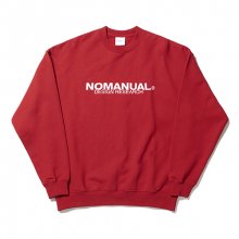 D.R LOGO SWEATSHIRT - RED