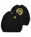 LOGO&SMILEY L/S TEE_BLACK(IK2AFMT554A)