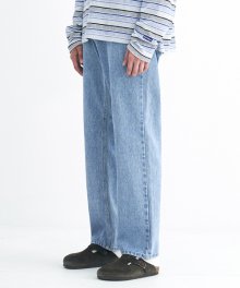 STEADY DENIM PANTS(WASHED BLUE)