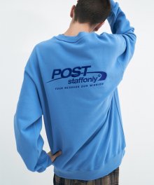 POST SWEATSHIRT (SKY BLUE)