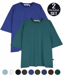 [패키지] SLIT OVERSIZE SHORT TEE (9COLOR)