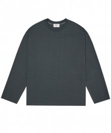 YORK OVER FIT LONG SLEEVE(TUNGSTEN GRAY)