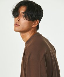 YORK OVER FIT LONG SLEEVE(ESPRESSO BROWN)