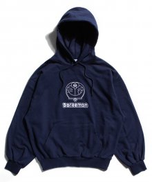 USF X DM Outline Face Hoodie Navy