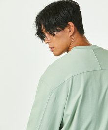 YORK OVER FIT LONG SLEEVE(SMOKE GREEN)