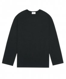 C.r.e.a.m SEMI OVER FIT LONG SLEEVE(BLACK)