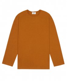 C.r.e.a.m SEMI OVER FIT LONG SLEEVE(CAMEL)