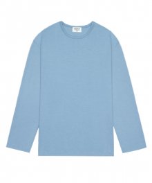 C.r.e.a.m SEMI OVER FIT LONG SLEEVE(BLUE GRAY)