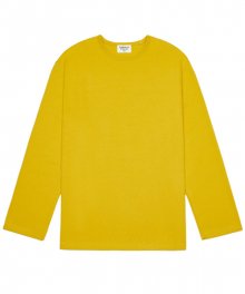 C.r.e.a.m SEMI OVER FIT LONG SLEEVE(MUSTARD YELLOW)
