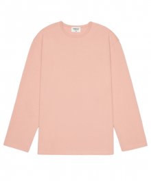 C.r.e.a.m SEMI OVER FIT LONG SLEEVE(PALE PINK)