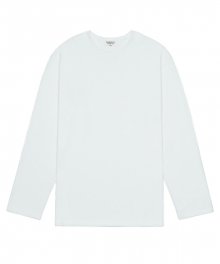 C.r.e.a.m SEMI OVER FIT LONG SLEEVE(WHITE)