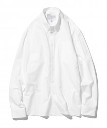 all weather relax cotton shirts white