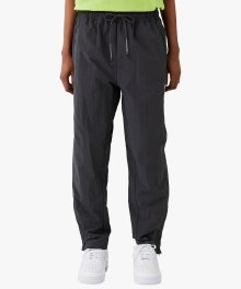 NYLON BLEND WOVEN PANTS - CHARCOAL