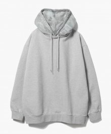Water Washed Hooded Sweat shirts [Grey]