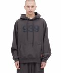 939 LOGO HOOD (DARK GRAY)