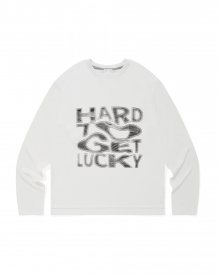 Hard To Get Lucky L/S/White