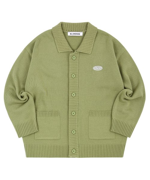 Кардиган COLLAR KNIT_OLIVE