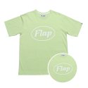 플랩(FLAP) 원형 로고 라운드 티셔츠(Green)