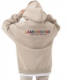 LAMO logo hoodie for ootd (Beige)