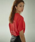 silhouette t-shirt Red