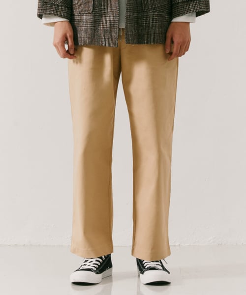 Брюки perfect wide banding unisex (BEIGE)