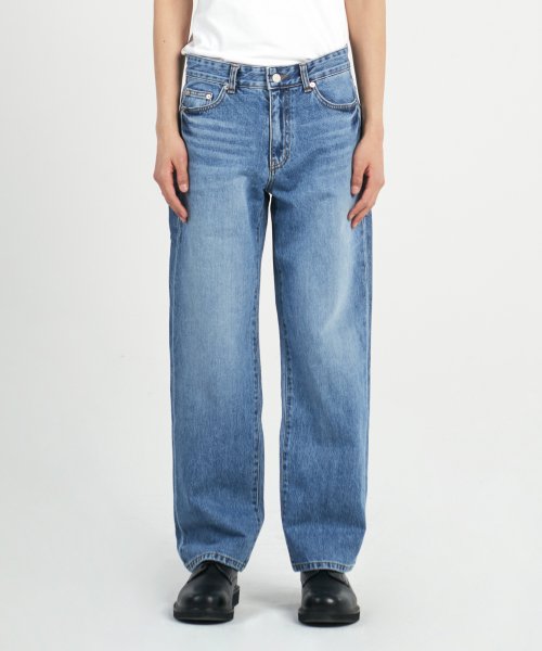 DEN1953 pure blue wide jeans