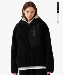 SHERPA FLEECE HOODED JACKET