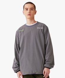 REVERSIBLE FLEECE WINDPULLOVER - GREY