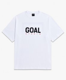 GOALPOST LOGO TEE - WHITE