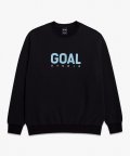 GOALPOST LOGO SWEATSHIRT - BLACK