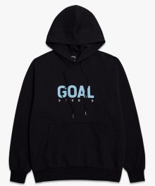 GOALPOST LOGO HOODIE - BLACK