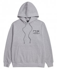 MADCATTOS LOGO HOODIE - MELANGE GREY