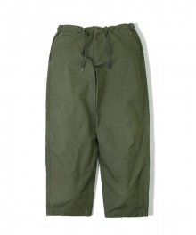 COTTON STRING PANTS_OLIVE GREEN