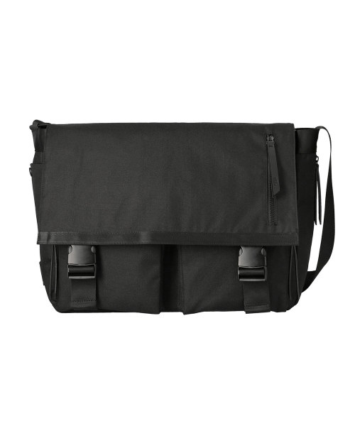 에스에스알엘(ssrl) Dual Pocket Messenger Bag / Black