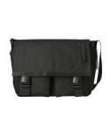 에스에스알엘(SSRL) dual pocket messenger bag / black