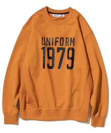 vtg 1979 uniform sweatshirts orange