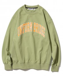 vtg arch logo sweatshirts yellow green